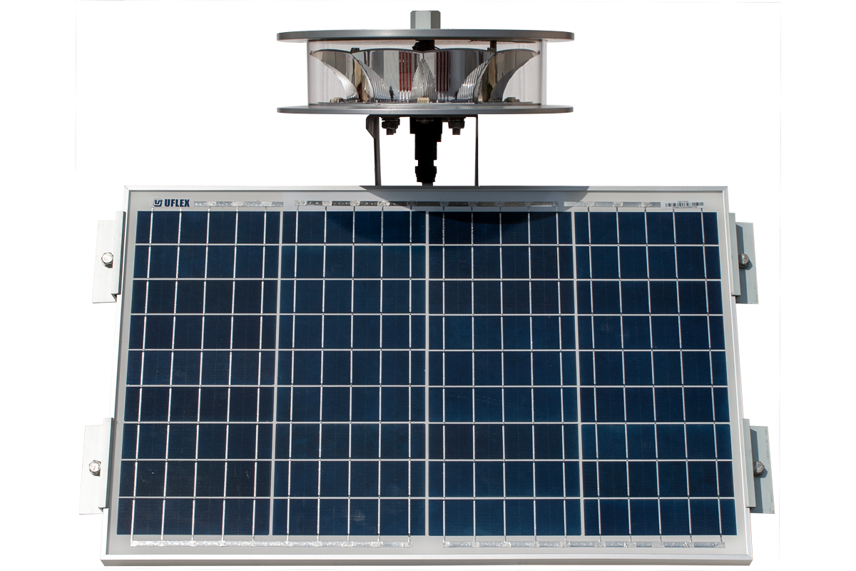 Lampada solare segnalzione ostacoli al volo ACWL_SOLAR05: Singola, Media Intensità Type B