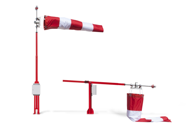 WSB_3660_AL Heliport windsock with integrated lighting system